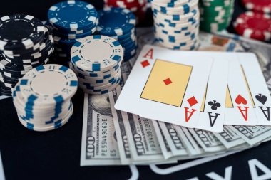 Live dealer table with professional setup