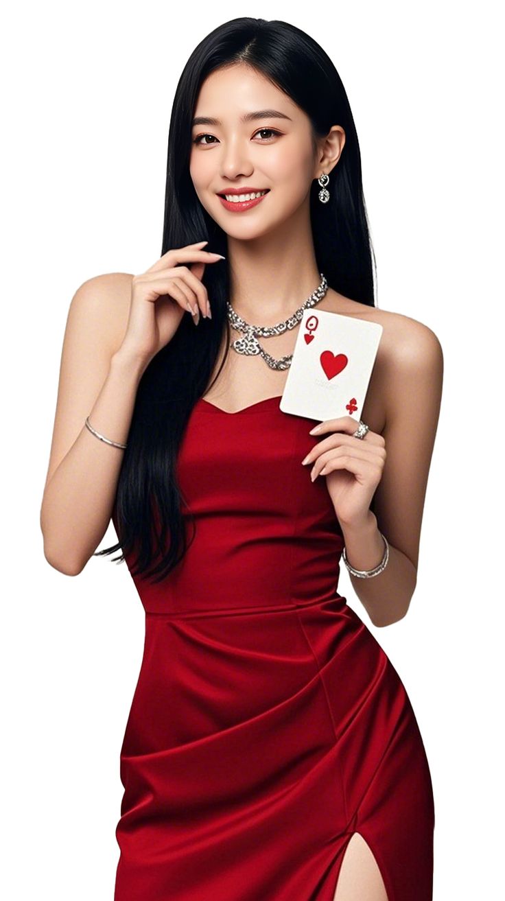Live No Commission Baccarat table at bursa777 login with dealer and cards